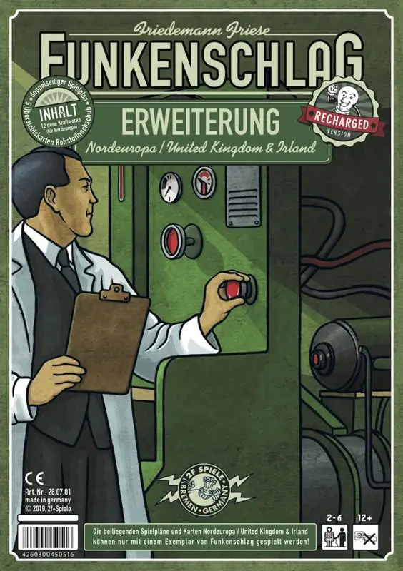 Funkenschlag: Erweiterung 8 - Nordeuropa/United Kingdom/Ireland - Recharged