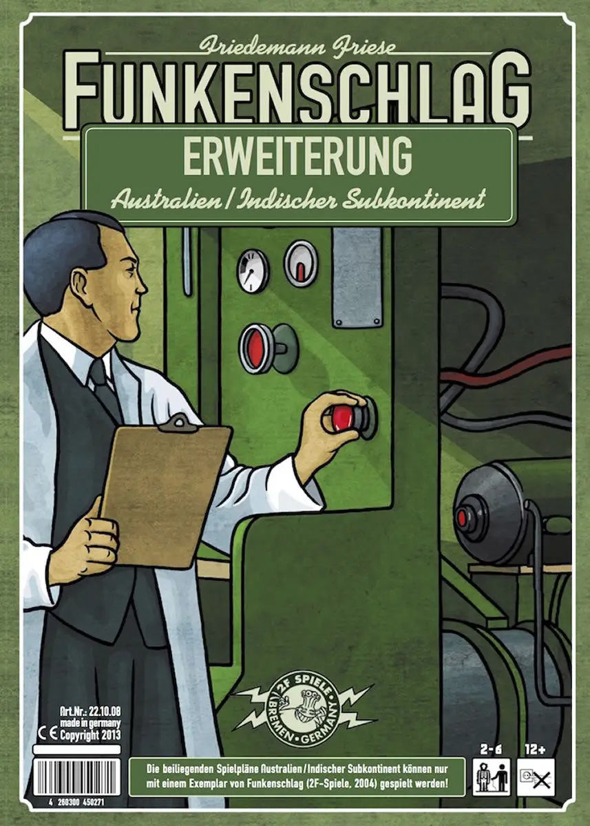 Funkenschlag: Erweiterung 9 - Australien/Indischer Subkontinent