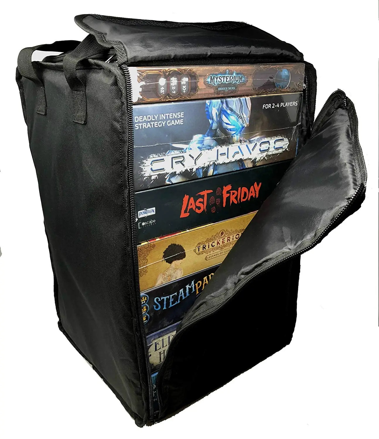 Game Haul: 3rd Edition 8mm Padded Board Game Carrying Bag /w Shoulder Straps - Image 2
