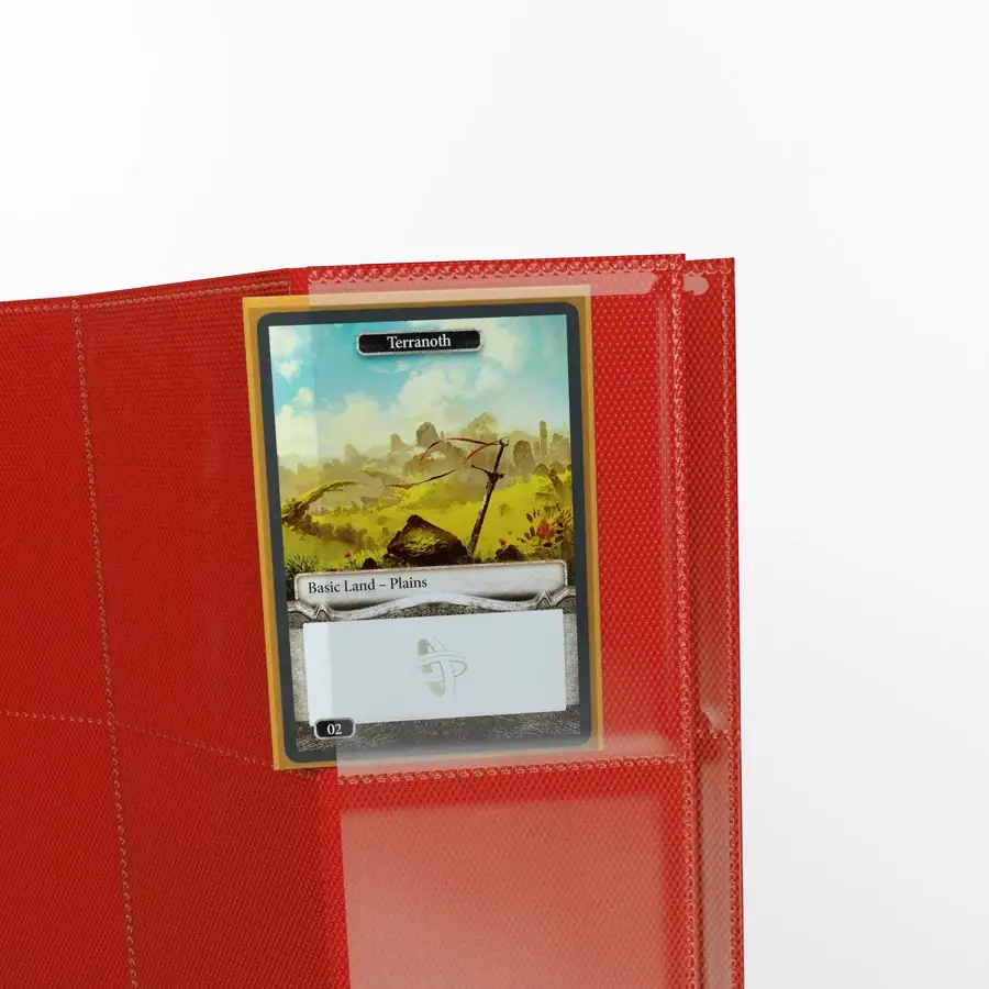 Pocket Pages: Gamegenic - 18-Pocket Pages - Side-Loading - Red - Image 3