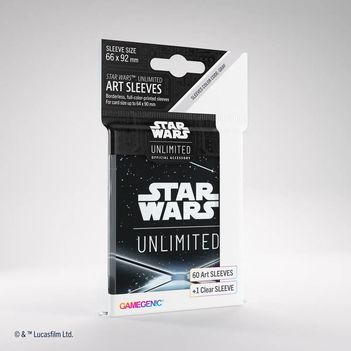 Art Sleeves: Star Wars Unlimited - Card Back - Black
