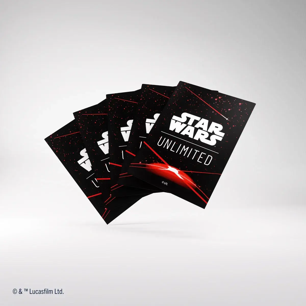 Art Sleeves: Star Wars Unlimited - Card Back - Red - Image 3