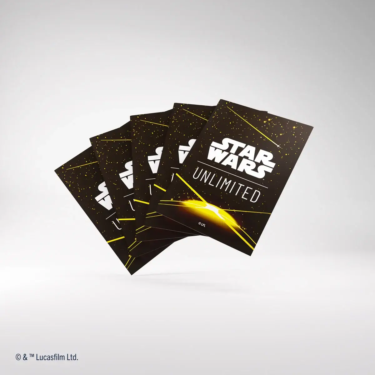 Art Sleeves: Star Wars Unlimited - Card Back - Yellow - Image 3