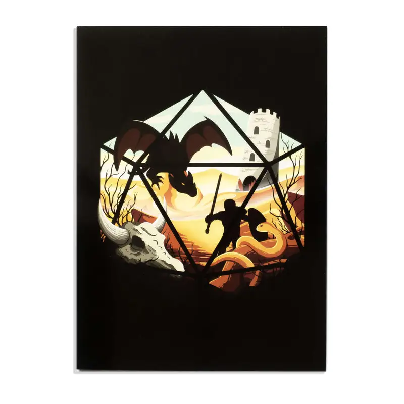 Greeting Card: Dragon D20