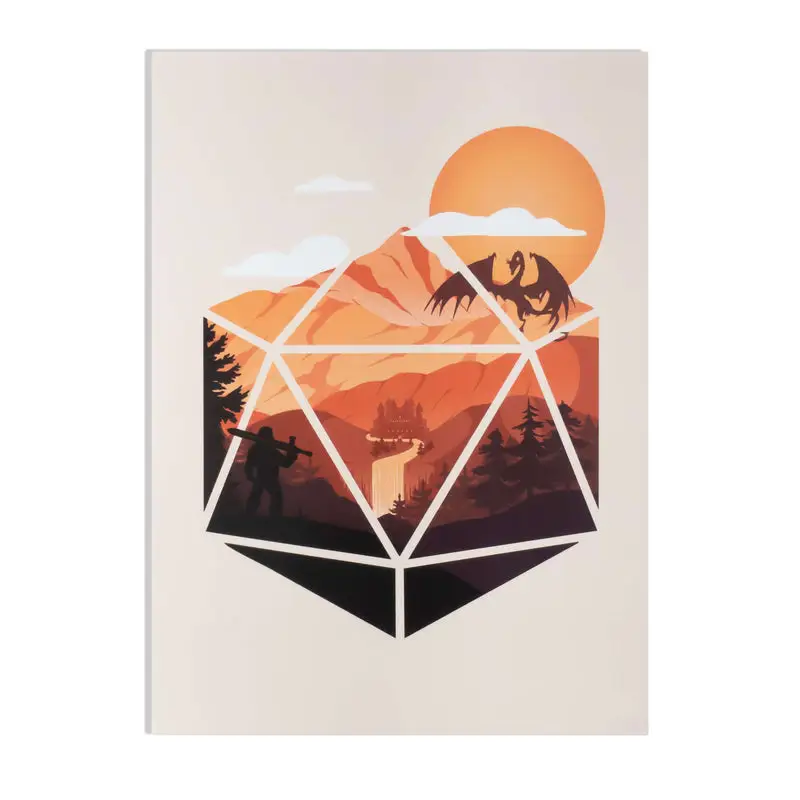 Greeting Card: The D20 Hero