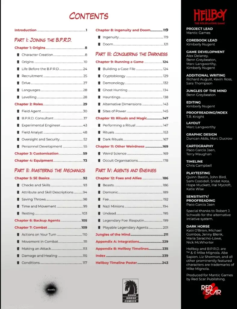 Hellboy RPG: Rulebook (EN) - Image 3