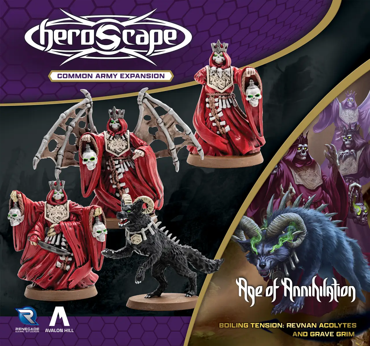 HeroScape: Army Expansion - Revnan Acolytes & Grave Grim (EN)
