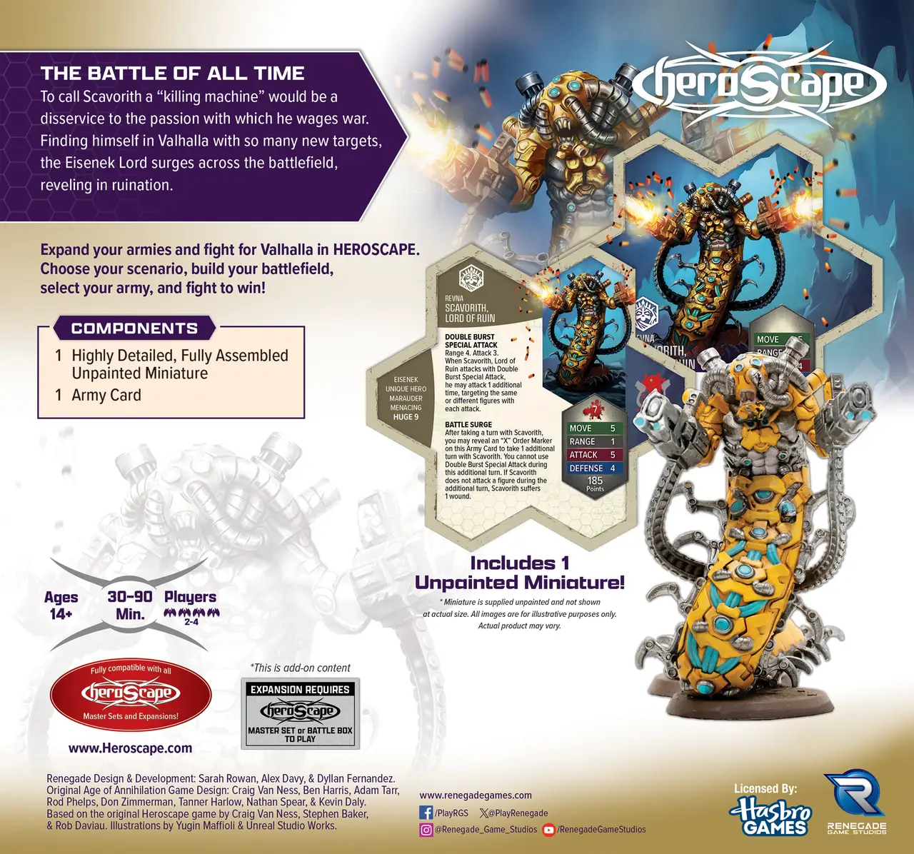 HeroScape: Army Expansion - Scavorith - Lord of Ruin (EN) - Image 3