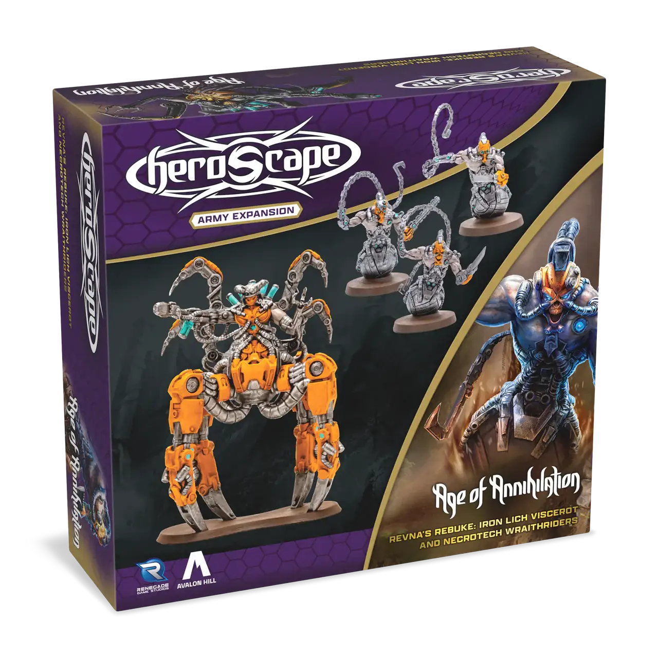 HeroScape: Revnas Rebuke - Iron Lich Viscerot & Necrotech Wraithriders (EN) - Image 6