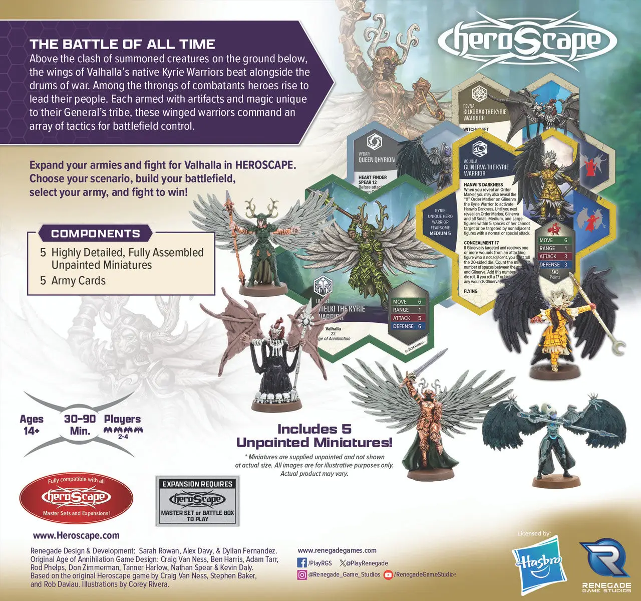 HeroScape: Revnas Rebuke - Kyrie Warriors (EN) - Image 2
