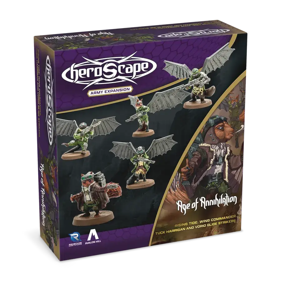 HeroScape: Rising Tide - Army Expansion - Wing Commander Tuck Harrigan & Voris Glidestriker (EN) - Image 3
