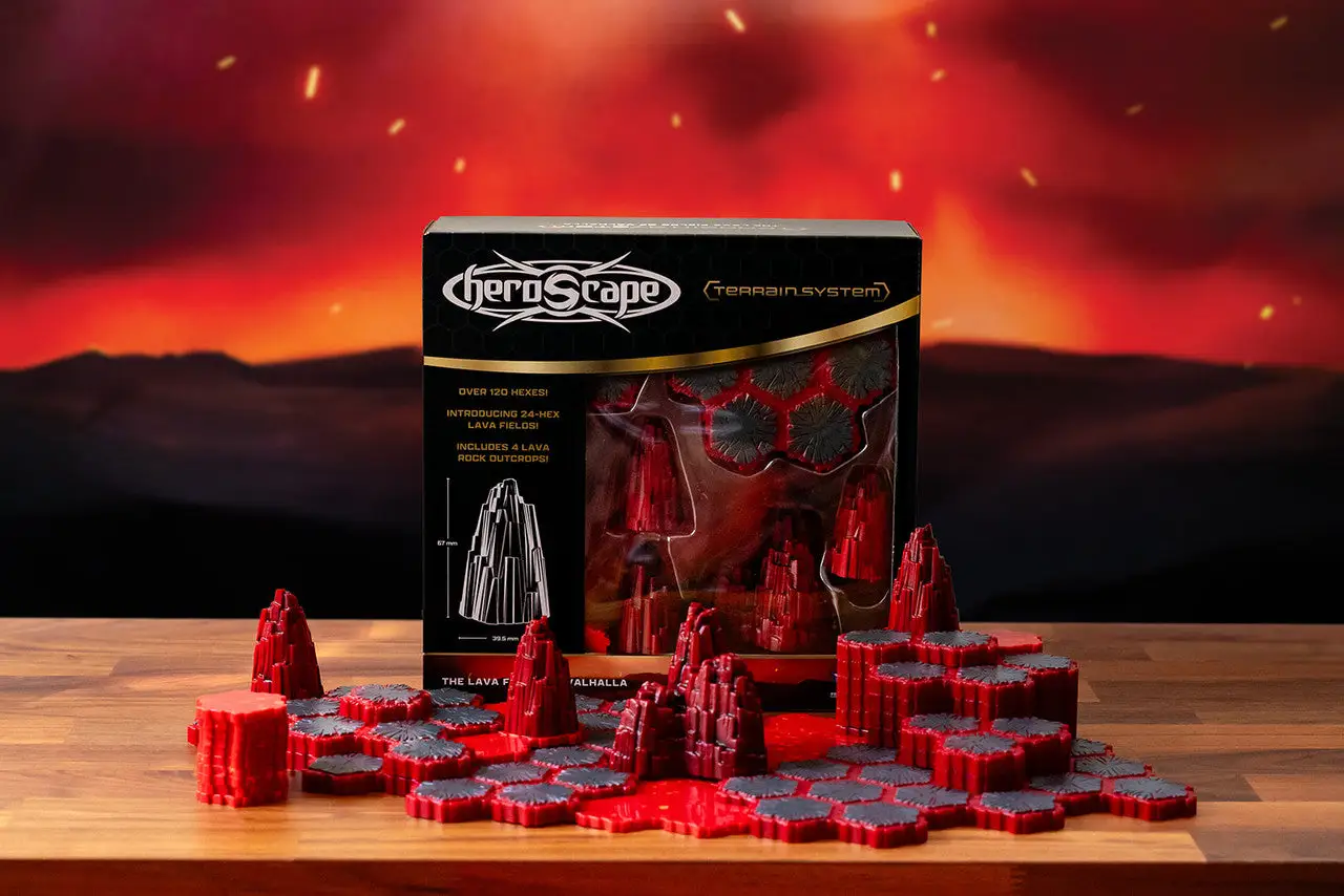 HeroScape: Terrain Expansion - Lava Fields of Valhalla - Image 2