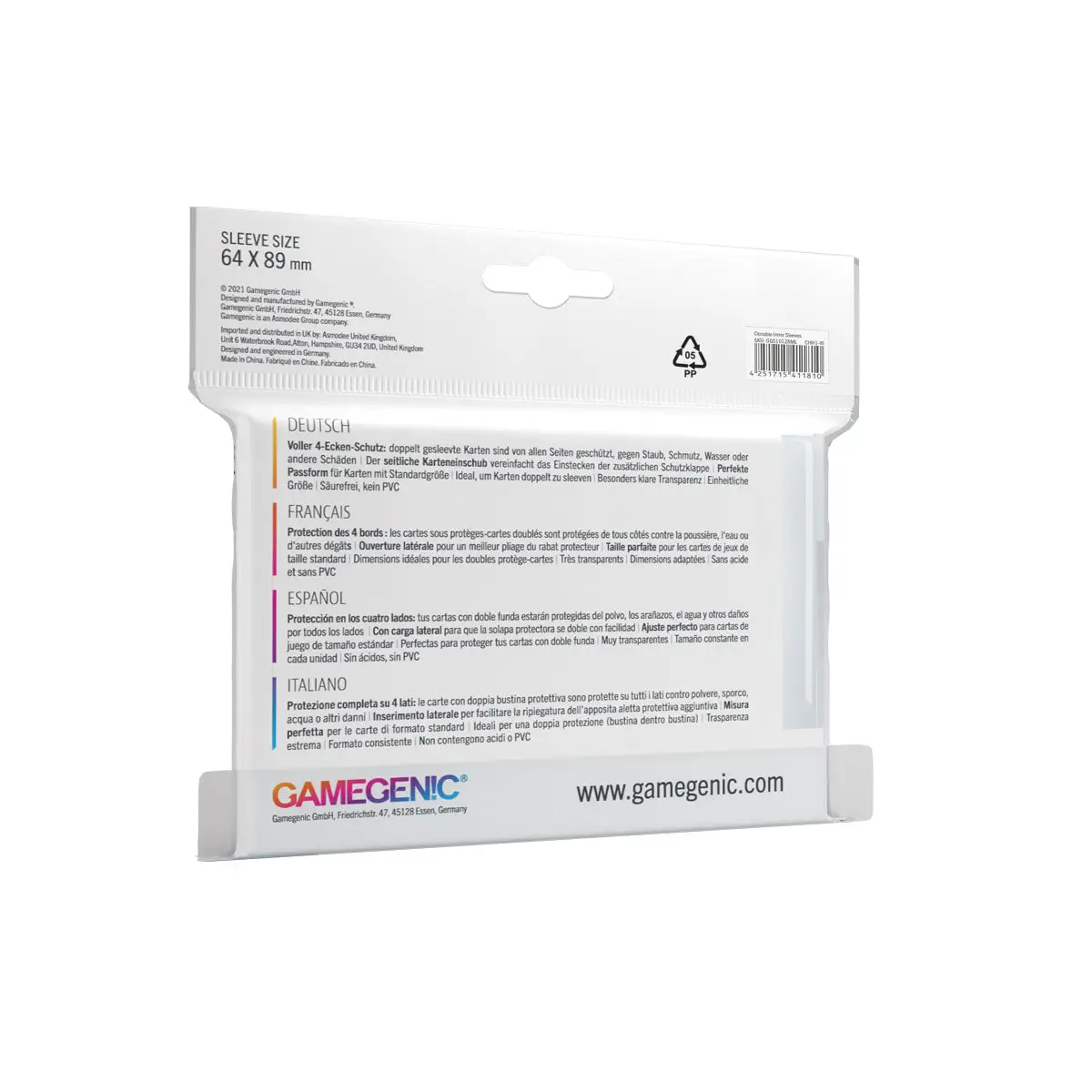 Sleeves: Inner - Closable - Clear (100) - Image 2