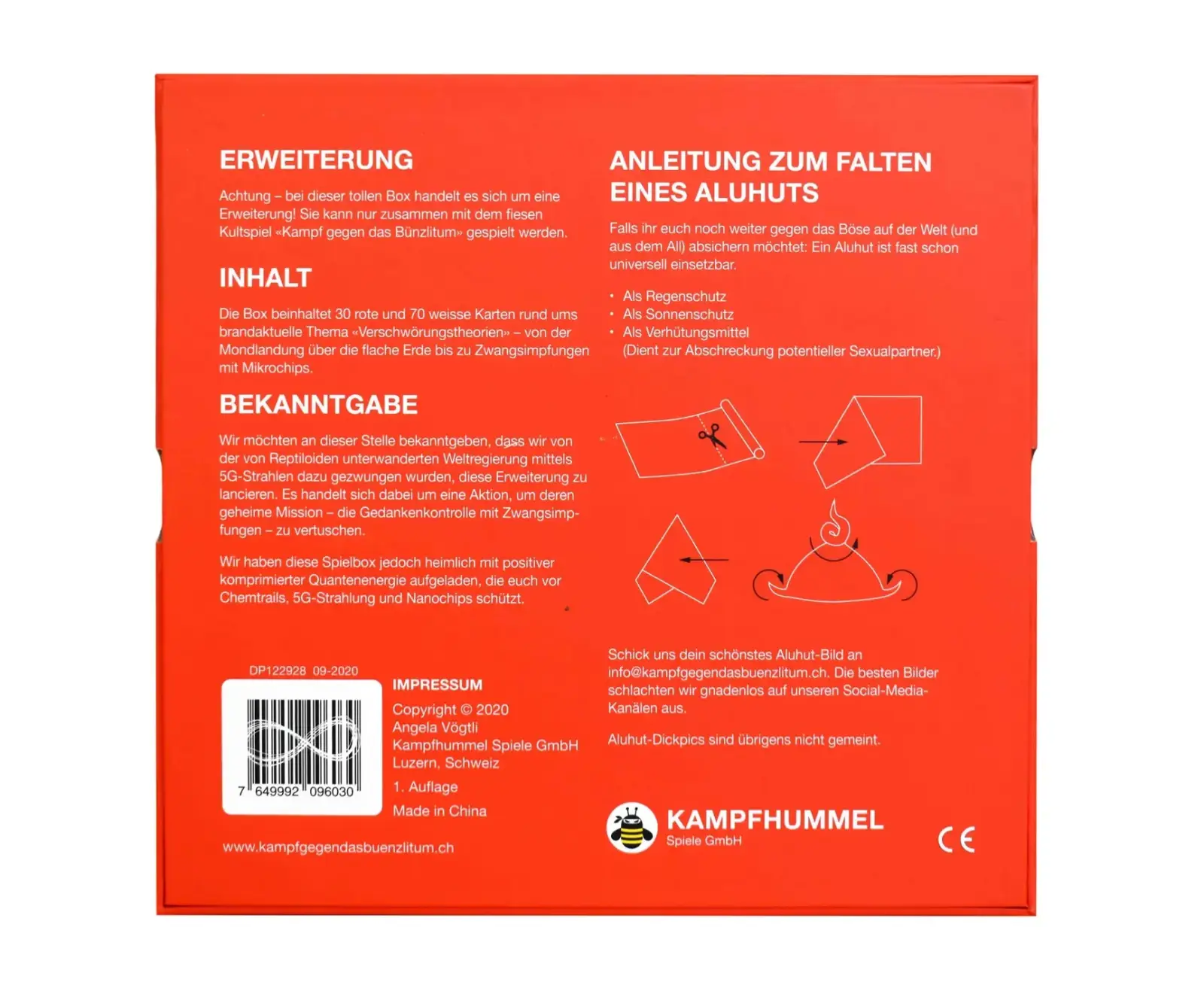 Kampf gegen das Bünzlitum: Aluhut-Erweiterung (DE) - Image 2