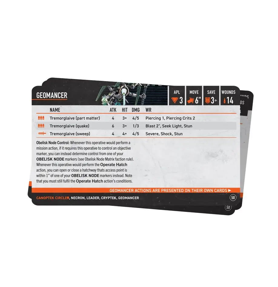 Kill Team: Canoptek Circle - Datacards (EN) - Image 3
