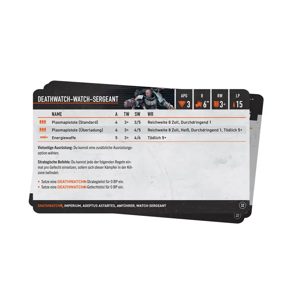 Kill Team: Deathwatch - Datenkarten (DE) - Image 3