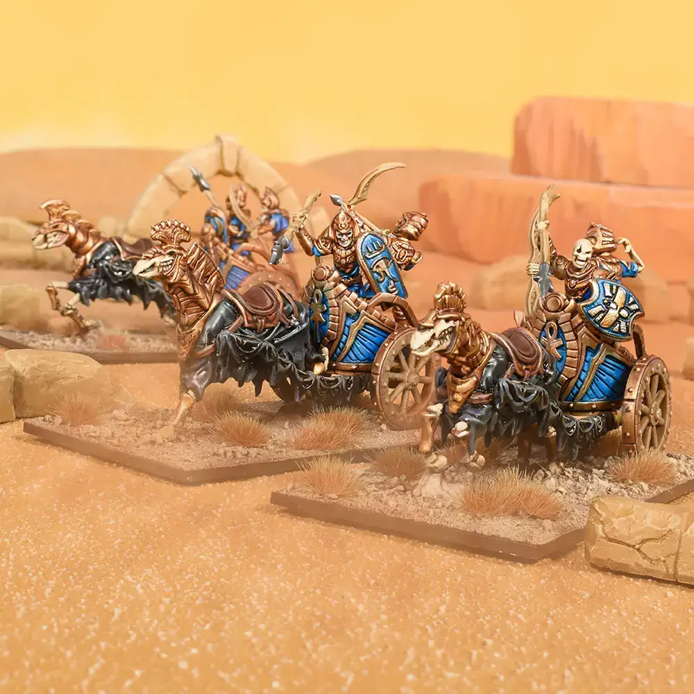Kings of War: Empire of Dust - Revenant Chariots Regiment - Image 2