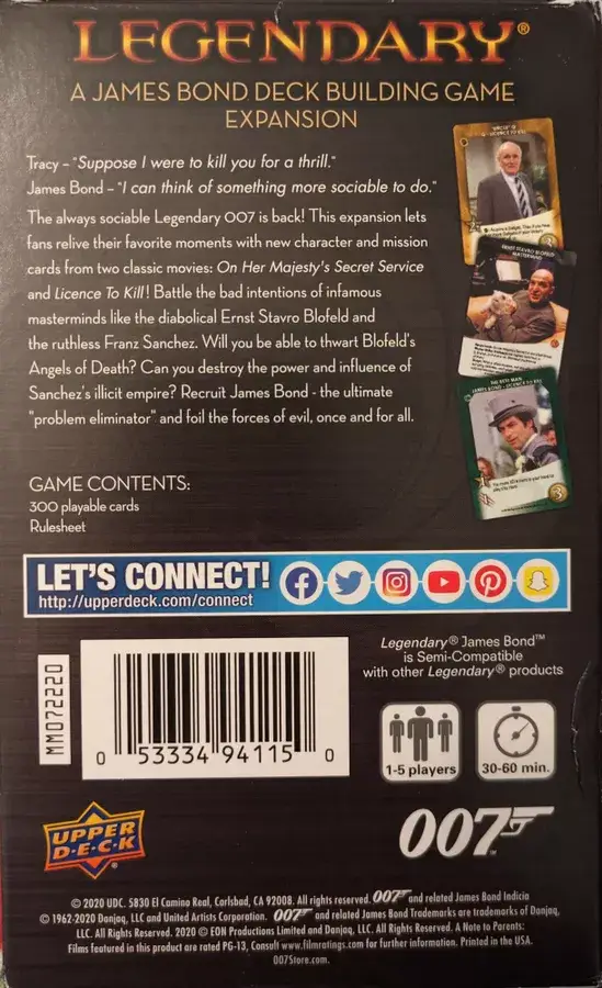 Legendary: A James Bond Deck Building Game - Expansion (EN) - Image 2
