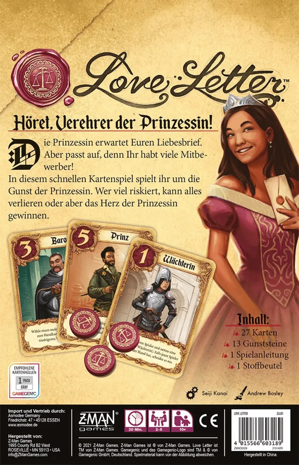 Love Letter: 2nd Edition (DE) - Image 2