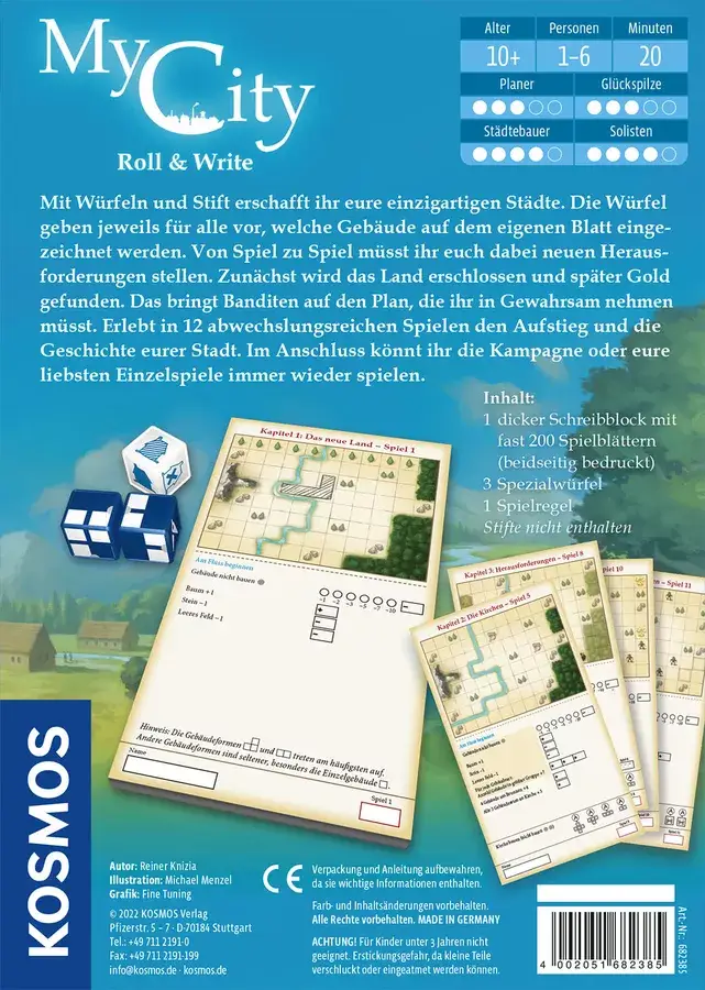 My City Roll & Write (DE) - Image 2