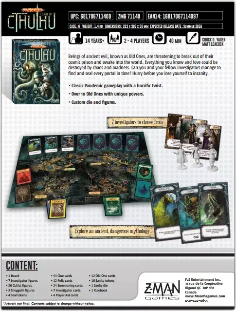 Pandemic: Reign of Cthulhu (EN) - Image 2