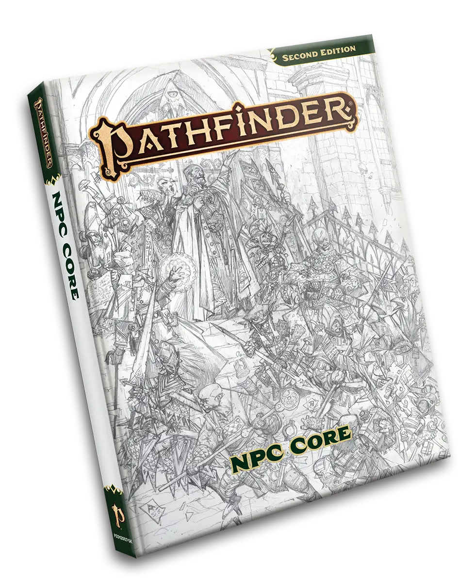 Pathfinder RPG: 2nd Editon - NPC Core - Sketch Cover (EN)