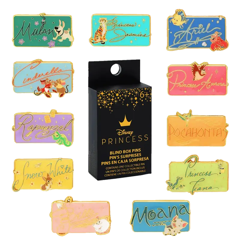 Pins: Loungefly - Blind Box - Signature Disney Princess