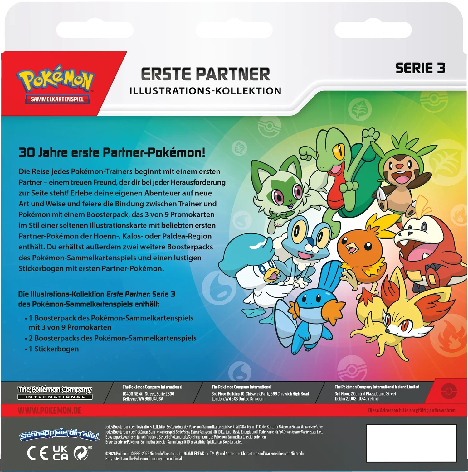 Pokémon TCG: Erste Partner - Illustration Collection - Serie 3 (DE) - Image 3