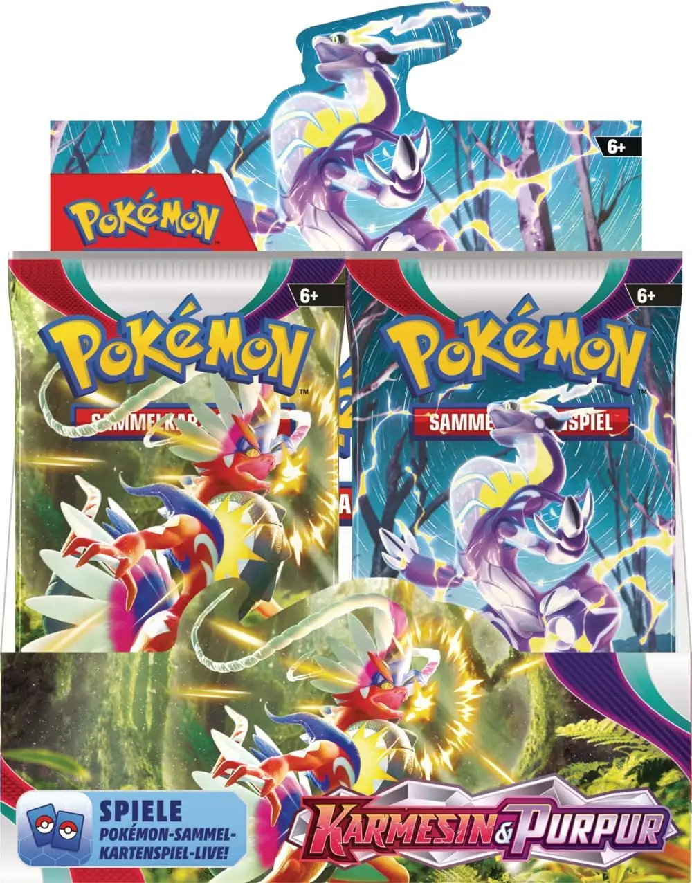 Pokémon TCG: Karmesin & Purpur - Booster Display (DE)