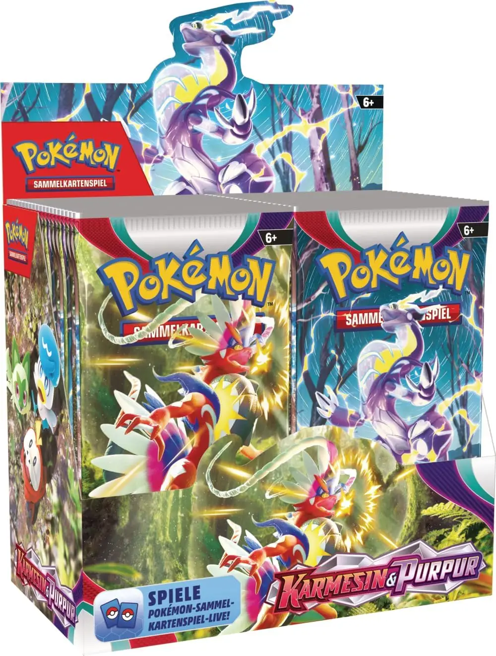 Pokémon TCG: Karmesin & Purpur - Booster Display (DE) - Image 2