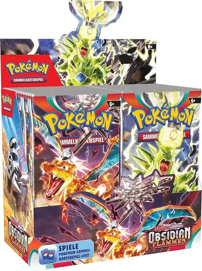 Pokémon TCG: Karmesin & Purpur - Obsidian Flammen - Booster Display (DE) - Image 2