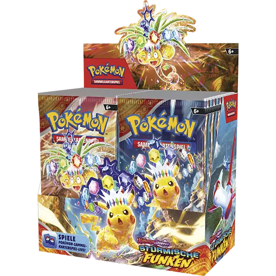 Pokémon TCG: Karmesin & Purpur - Stürmische Funken - Booster Display (DE)