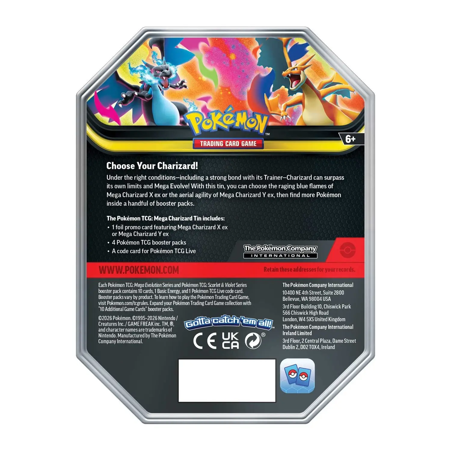 Pokémon TCG: Mega Charizard ex Tin XY (EN) - Image 2
