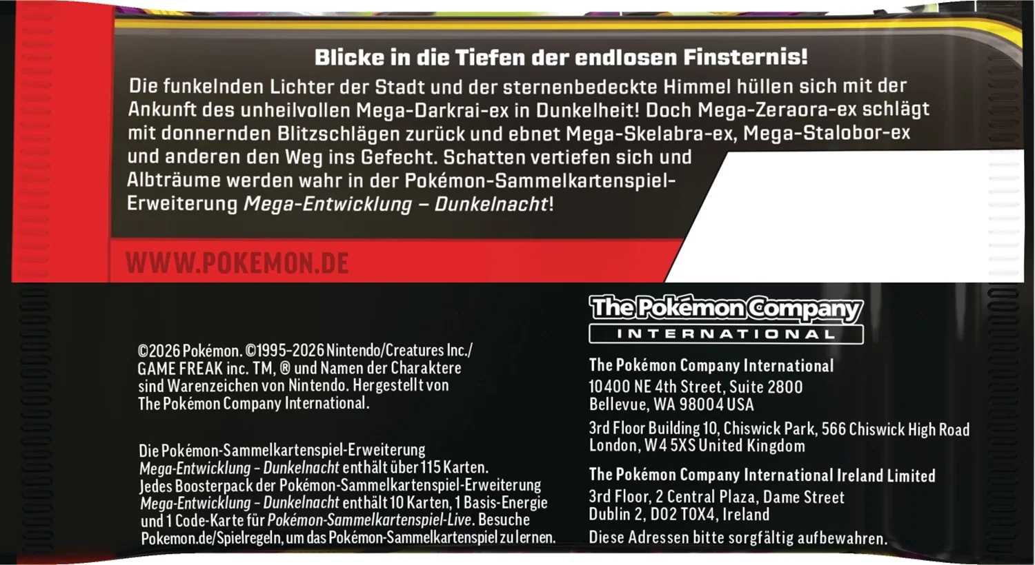 Pokémon TCG: Mega Entwicklung - Dunkelnacht - Booster (DE) - Image 6
