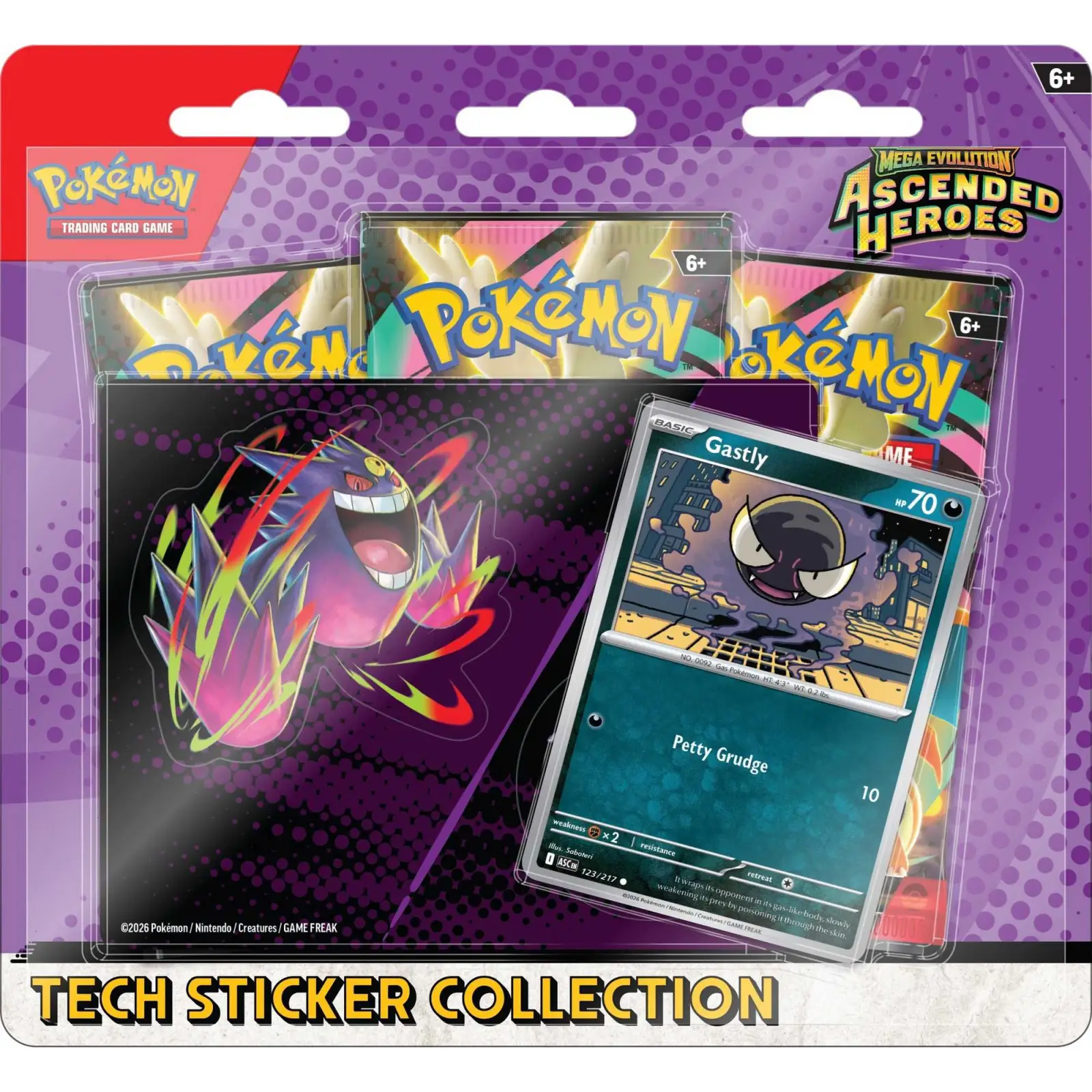 Pokémon TCG: Mega Evolution - Ascended Heroes - Tech Sticker - Mega Gengar (EN)