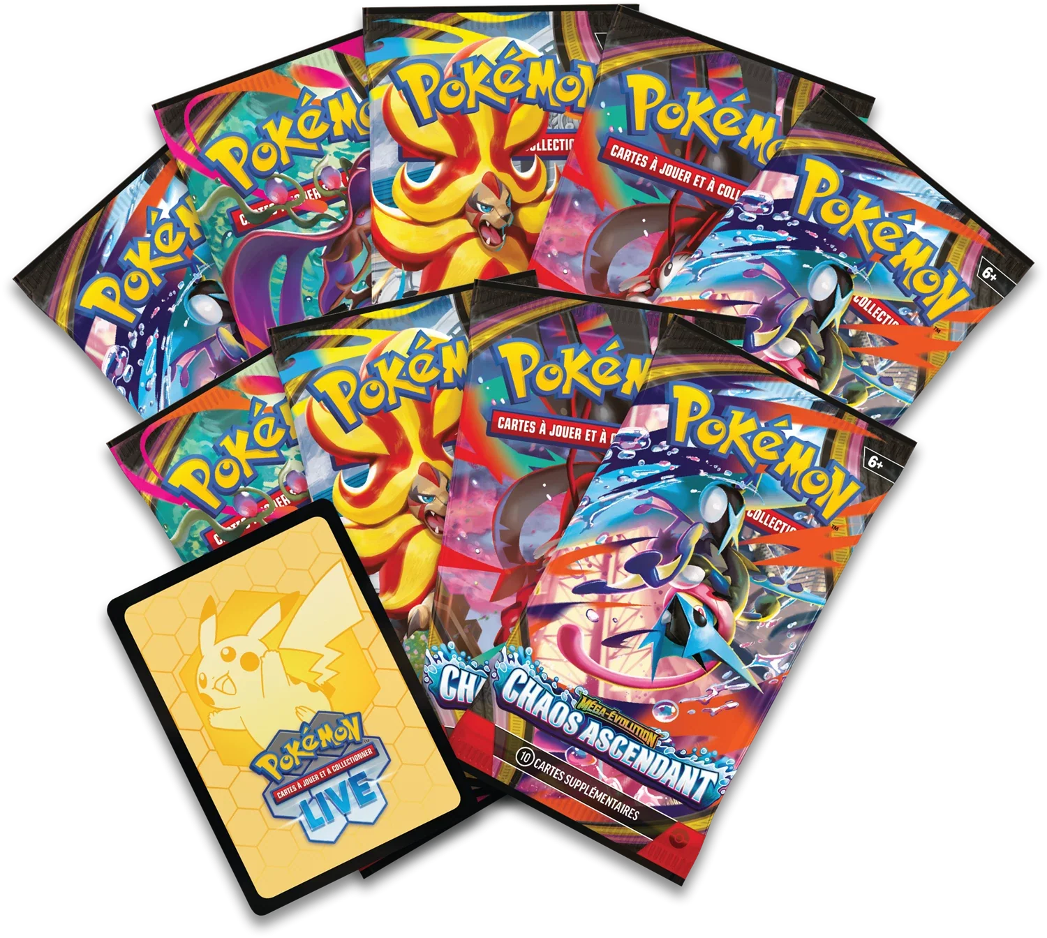 Pokémon TCG: Mega Evolution - Chaos ascendant - Coffret dresseur d'élite (FR) - Image 4