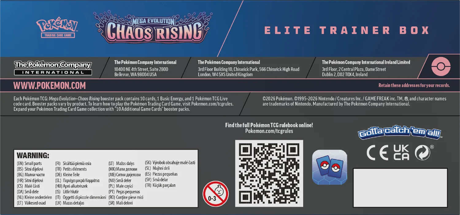 Pokémon TCG: Mega Evolution - Chaos Rising - Elite Trainer Box (EN) - Image 7