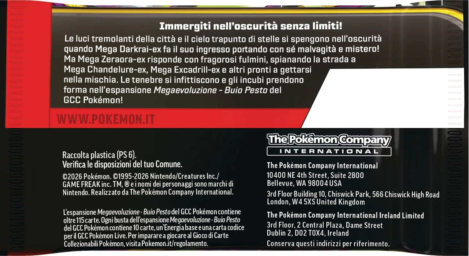 Pokémon TCG: Megaevoluzione - Buio Pesto - Booster (IT) - Image 6