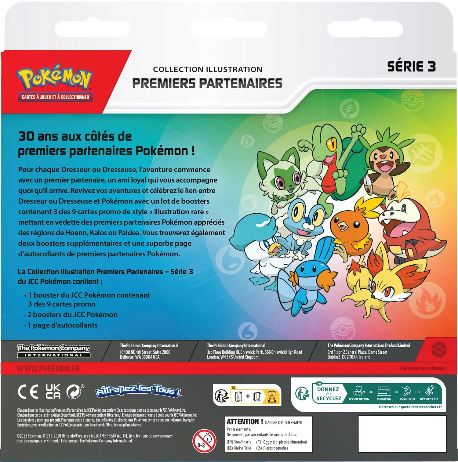 Pokémon TCG: Premiers Partenaires - Collection Illistration - Serie 3 (FR) - Image 3