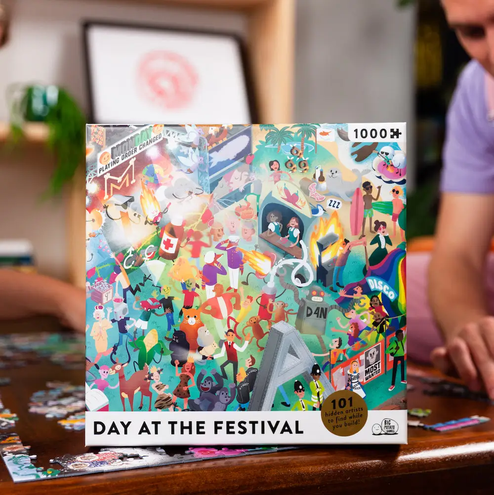 Puzzle: Day at the Festival (1000pcs) - Image 2