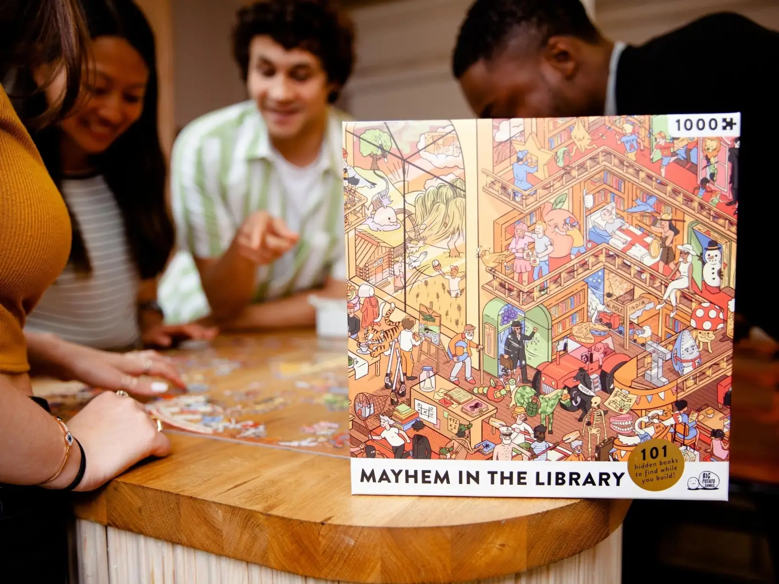 Puzzle: Mayhem At The Library (1000pcs) - Image 2