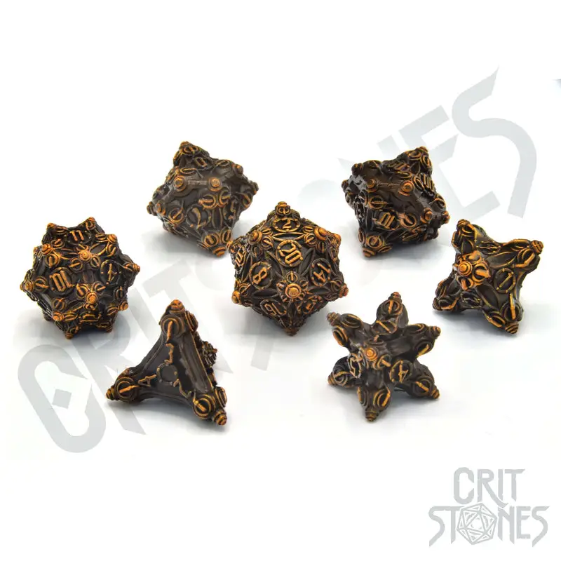RPG Dice Set: Metal - Tinkers Trove
