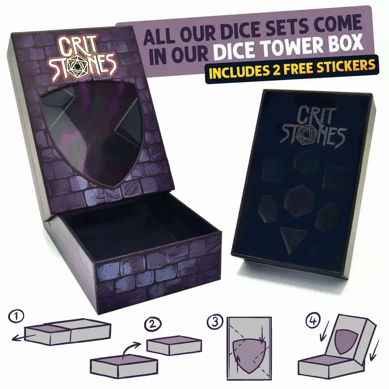 RPG Dice Set: Metal - Warlock's Writ - Image 2