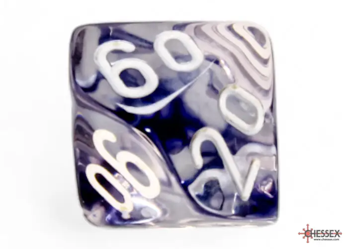 RPG Dice Set: Nebula - Polyhedral - Black/White (7) - Image 4