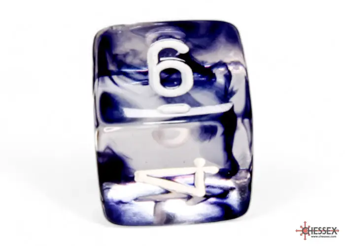 RPG Dice Set: Nebula - Polyhedral - Black/White (7) - Image 7