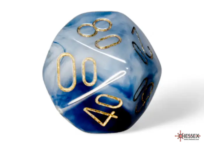 RPG Dice Set: Phantom - Teal/Gold (7) - Image 8