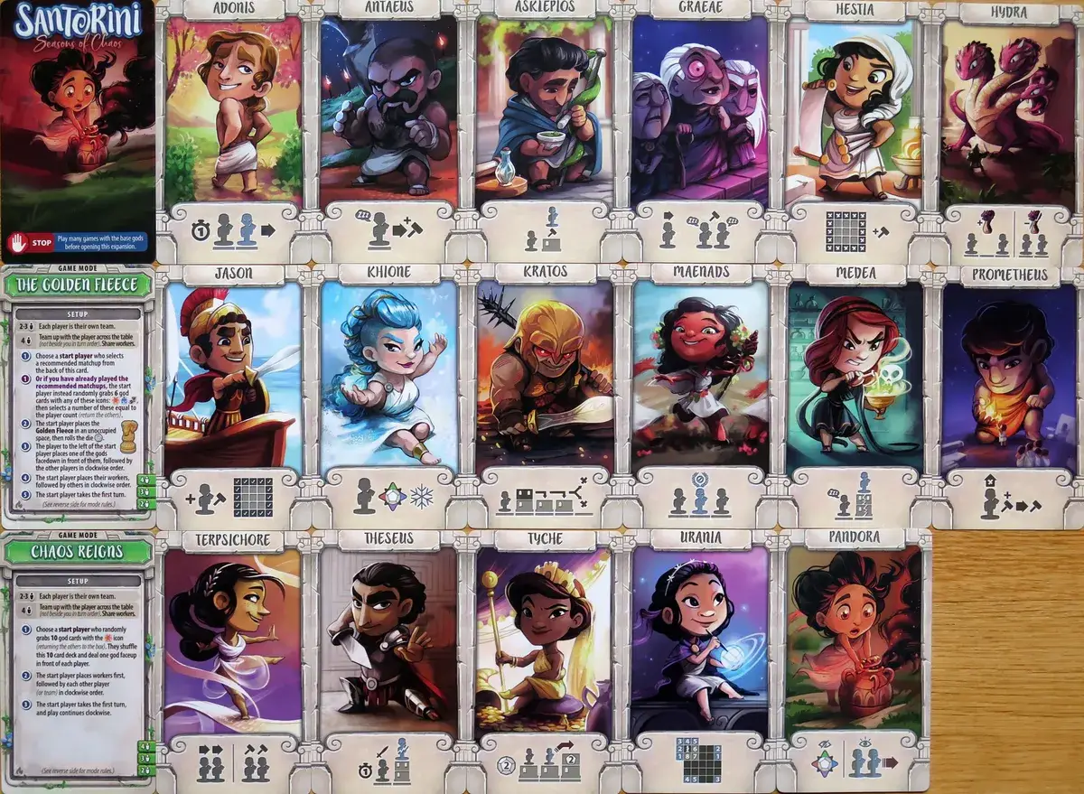 Santorini: Pantheon Edition - Seasons of Chaos - God Pack (EN) - Image 3
