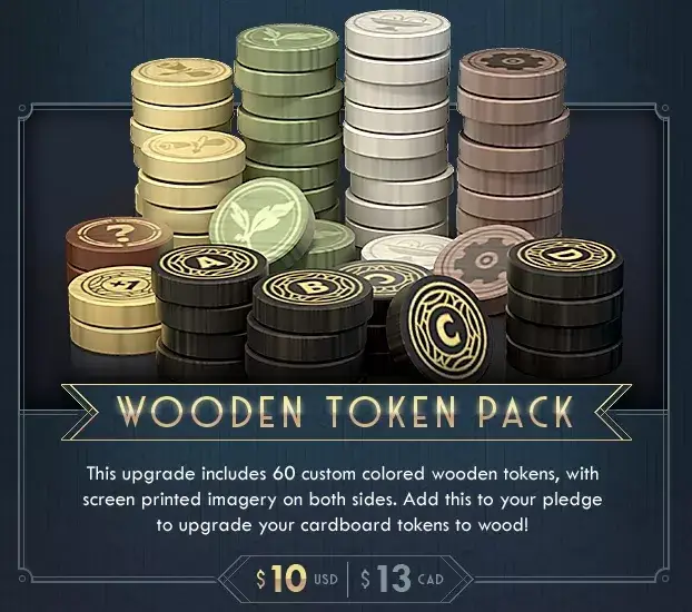 Skyrise: Kickstarter Wooden Token Pack