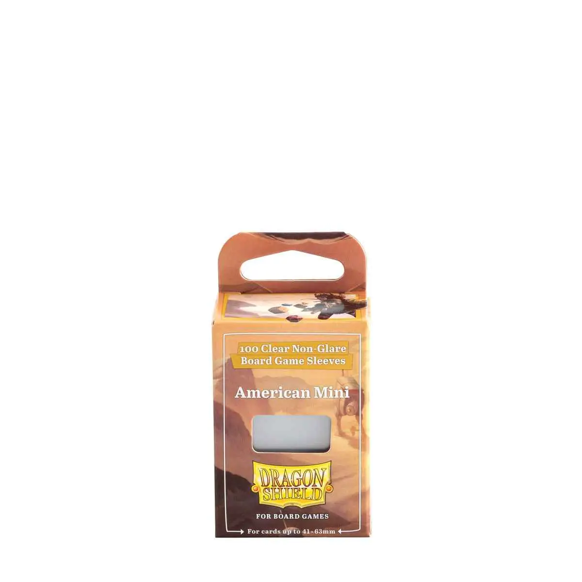 Board Game Sleeves: Clear/Non Glare - Mini - American (100)