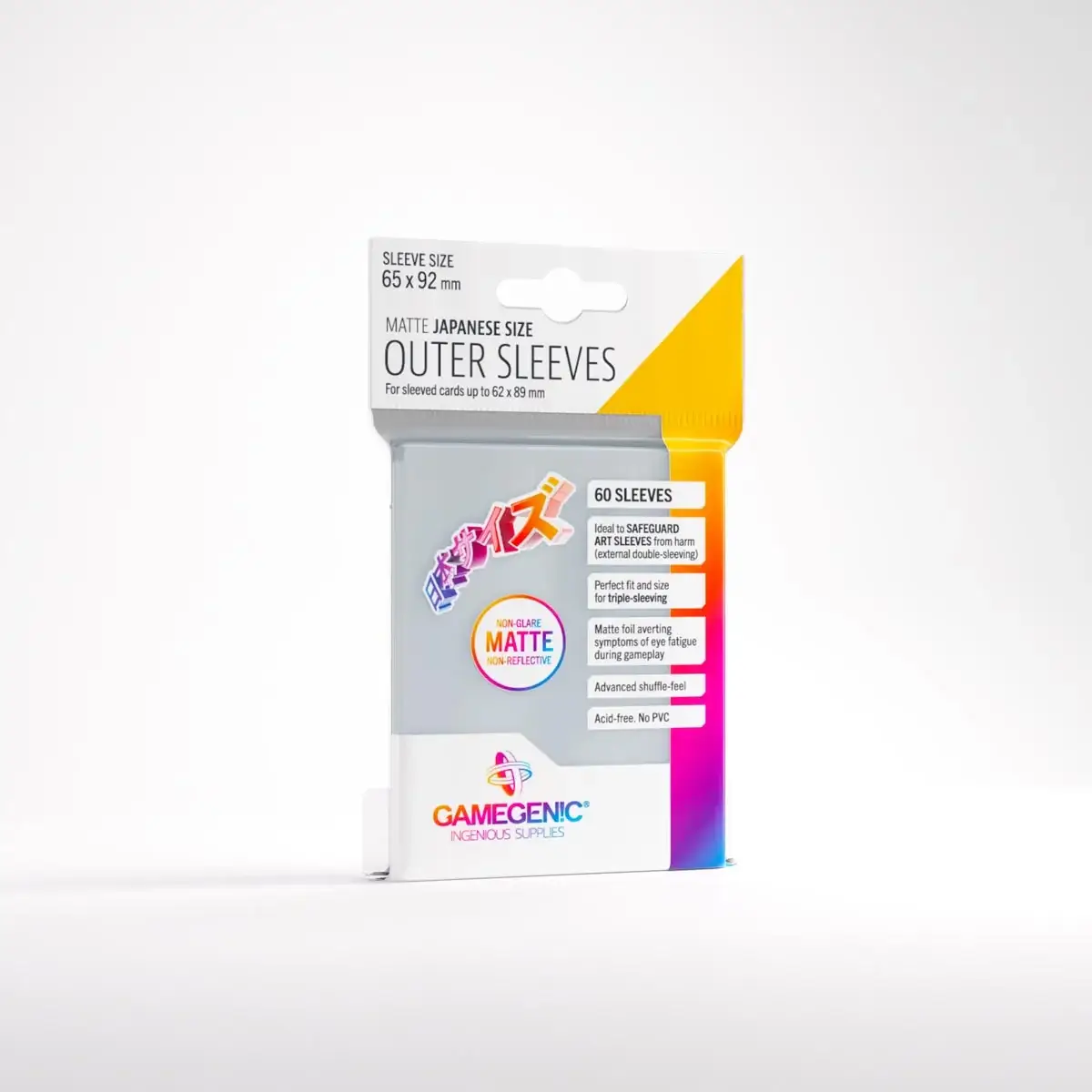 Sleeves: Outer - Matte - Japanese - Clear (60)